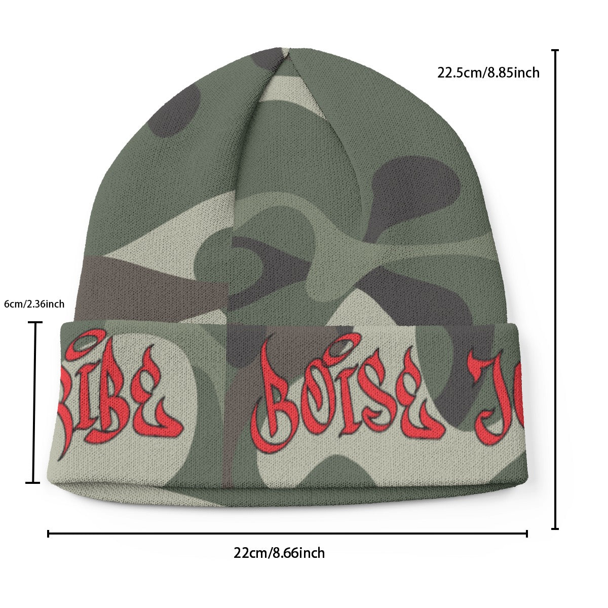 Boise Jungle Tribe Camo Beanie